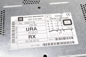 фото thumb №6, Opel zafira b ii радио 13357118