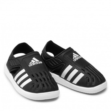 Adidas Sandały Kryte Dziecięce Szybkoschnące Czarne GW0384 r. 29