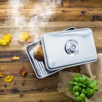 Переносная балконная коптильня для холодного мяса, рыбы и сыра