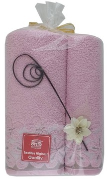Набор из 2 полотенец Bella 70x140 Celofan Greno Pink