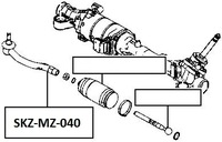 фото thumb №2, Наконечник тяга mazda 6 gh 07- /правая/