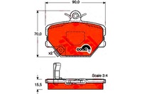 фото thumb №2, Тормозные колодки тормозные smart перед city-coupe roadster f