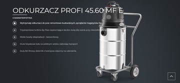 ПРОМЫШЛЕННЫЙ ПЫЛЕСОС PROFI 45.60 MF E MULTI FILTER