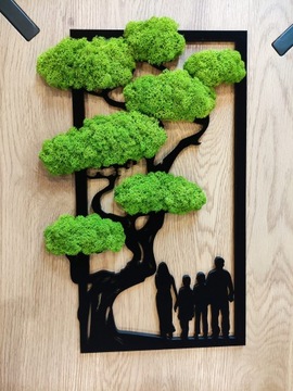 Яркий образ мха мохового семейства BONSAI PREMIUM.