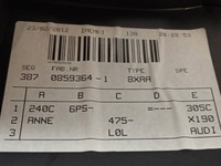 фото thumb №5, Тунель середній 8x audi a1 i 2010-