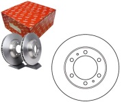 фото thumb №1, Trw тормозные диски тормозные 2szt. toyota перед hi-lux 06-