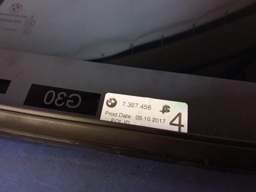 фото thumb №5, Bmw 5 g30 стекло дверь зад правая треугольник 17r