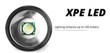 ТАКТИЧЕСКИЙ ФОНАРЬ, ПОИСК COB, ПИТАНИЕ ОТ БАТАРЕИ XPE