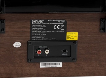 Проигрыватель компакт-дисков FM-радио DAB+ Denver MRD52