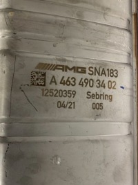 Mercedes amg гасник вихлоп a4634901002 a4634900902 Київ, фото thumb