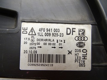 фото thumb №16, Лампа фара левая левый перед передняя audi a6 c6 рестайлинг ксенон 4f0941003df