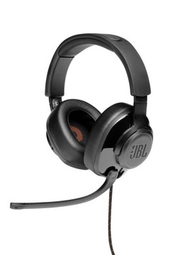 КРУГЛЫЕ НАУШНИКИ JBL QUANTUM 200 С МИКРОФОНОМ, ЧЕРНЫЕ 100% ОРИГИНАЛ