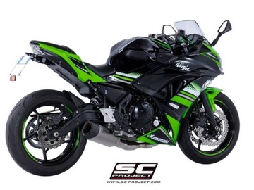 Выхлопная система SC-Project SC1-R GT Matt Black Kawasaki NINJA 650 2021-2022