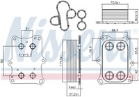 фото thumb №2, Радіатор оливи nissens do jeep renegade suv 1.4