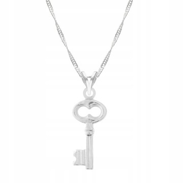 Ожерелье-цепочка из серебра 925 пробы Secret Key