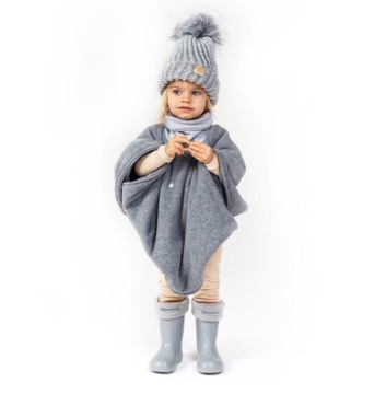 Пончо-машинка для детей 1-3 лет Универсальное PONKO 70-100 см - МЯТНОЕ