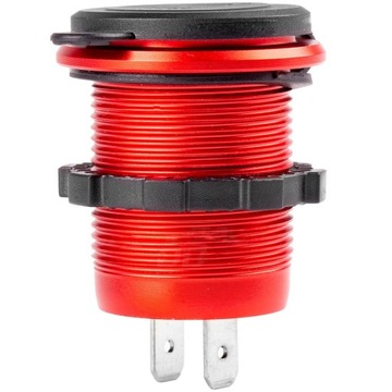 ŁADOWARKA SAMOCHODOWA 12-24V USB USB-C woltomierz