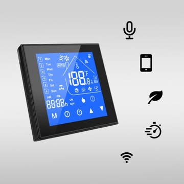 WiFi термостат для печи Black Sonoff eWelink