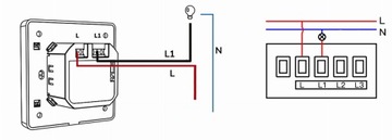 Выключатель 1 контур без N белый серия KT ZigBee