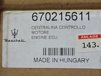 Бортовой компьютер двигателя блок управления maserati grecale 670215611c / 261 s10 4lr Оригинал, фото thumb