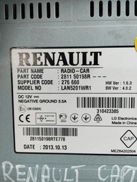 фото thumb №12, Renault captur радио навигация 281150198r