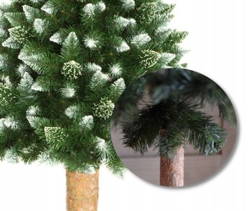 CHOINKA SZTUCZNA NA PNIU SOSNA DIAMENTOWA 220CM