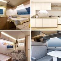 фото thumb №8, 2x авто лампа потолочная led интерьера автобус 12v 120led 30cm