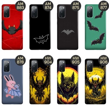 ETUI DO SAMSUNG GALAXY S20 FE / 5G WZORY NIETOPERZ BAT OBUDOWA POKROWIEC