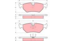 фото thumb №1, Тормозные колодки тормозные - комплект gdb1109