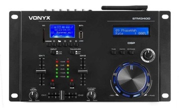 2-канальный аудиомикшер Vonyx USB/MP3 DSP Scratch DJ