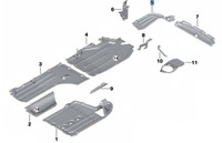 фото thumb №11, Bmw x7 g07 / x7 g07 lci правая задняя защита пол подвеска бампера задняя