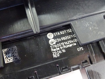 фото thumb №10, Vw touran iii 5t рамка панель климат 5tb863041b