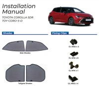 фото thumb №15, Шторки сонячні toyota corolla 5d 19- захист шторка сонцезахисні