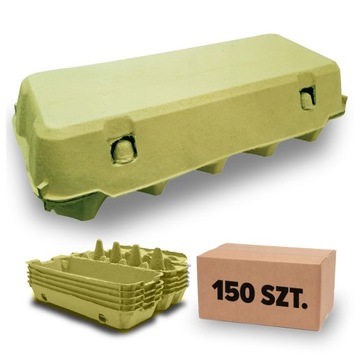 Лоток для яиц PP-LINE на 10 яиц - 150 шт. Зеленый.