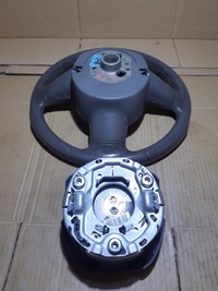 фото thumb №7, A6 c6 руль трёхспицевый подушка безопасности кожа 4f0419091h