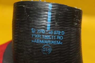 фото thumb №7, Труба шланг шланг интеркулер porsche cayenne ii touareg 7p0145972d