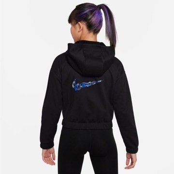 L (147-158) Толстовка для девочек Nike Therma-Fit Jr DX4991 010 черная L (147-158)