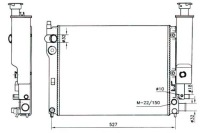 фото thumb №1, Nrf радіатор peugeot 405 1,4 1,6 nrf