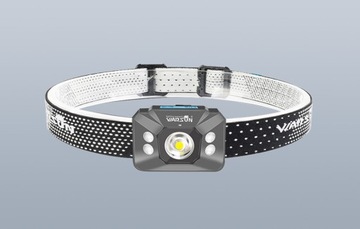 Warsun Lampa Latarka Czołowa Czołówka Wodoodporna Lampka Na Głowę Usb 500lm