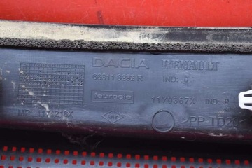 фото thumb №8, Панель під лобовим склом eu 668113292r dacia logan 2 ii 13-16