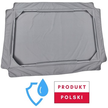 КРЫША ДЛЯ САДОВЫХ КАЧЕШЕЙ 110x200 СЕРАЯ - ЯСЕНЬ-ПОЛИРОВАННЫЙ ПРОДУКТ