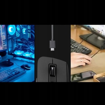 для кабелей Зажим для кабеля мыши Держатель банджи для мыши