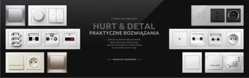 CZUJNIK RUCHU ORNO 180 STOPNI REGULACJA PION POZIOM IP44 1200W BIAŁY