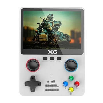 Игровая консоль X6 Портативная игровая консоль в стиле ретро с экраном 3,5/4 дюйма IPS