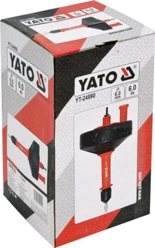 СТОЧНАЯ БАРАНКА YATO СПИРАЛЬ ДЛЯ ОЧИСТКИ ТРУБ ДЛЯ БУРЫ 6М YT-24990