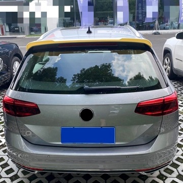 фото thumb №10, Спойлер спойлер na кришка багажника vw passat b8 універсал чорний блиск козирок abs !