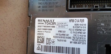 фото thumb №8, Набор стартовый блокировка колонка модуль блок управления renault captur ii