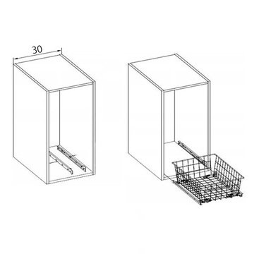 Корзина гардеробная MD 30 H-150 FULL OUTLET BI