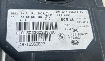фото thumb №12, Лампа правая перед bmw 5 gt f07 ксенон led 7199608
