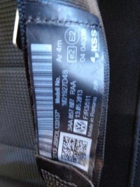 фото thumb №12, Vw passat b7 13 kombi заднє сидіння задня задня